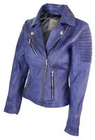 Womens Leather Biker Jacket - 10911 selections
