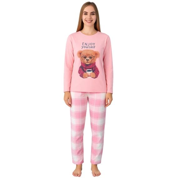 дамски пижами с дълъг ръкав - 22062 типа